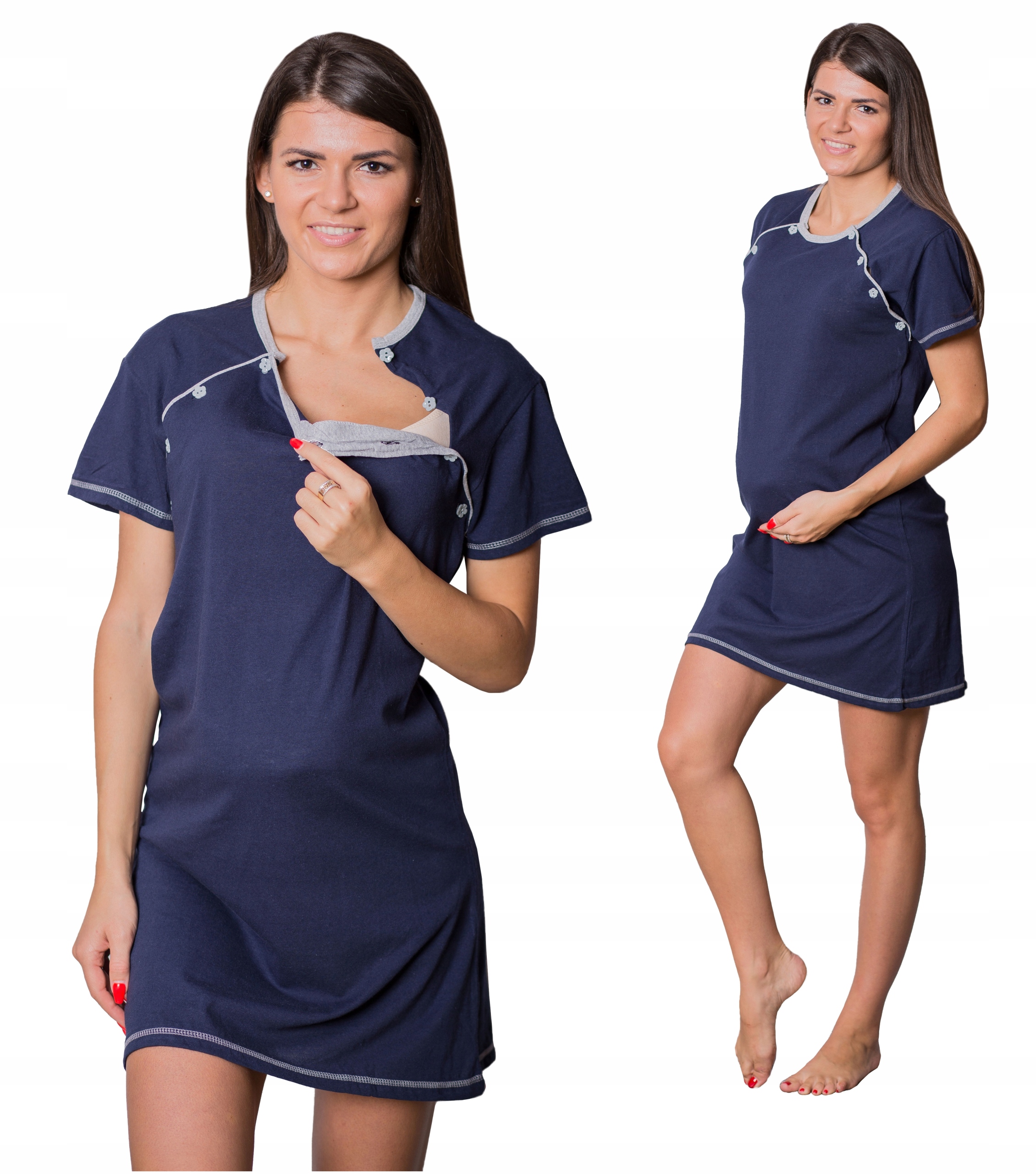 

Koszula Nocna Damska Do Porodu I Karmienia L