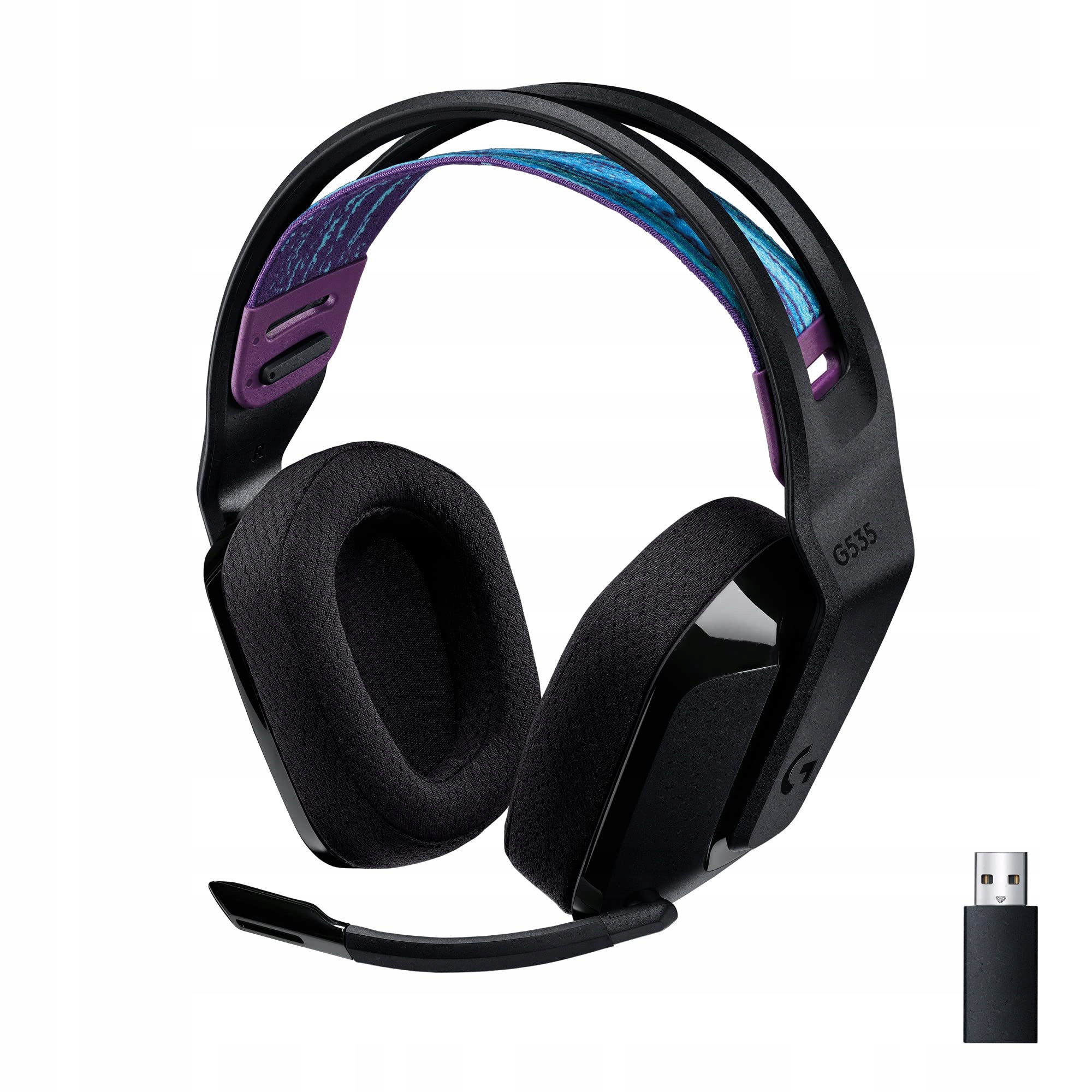 Logitech G 535 Lightspeed Wireless Gaming Headset, černá