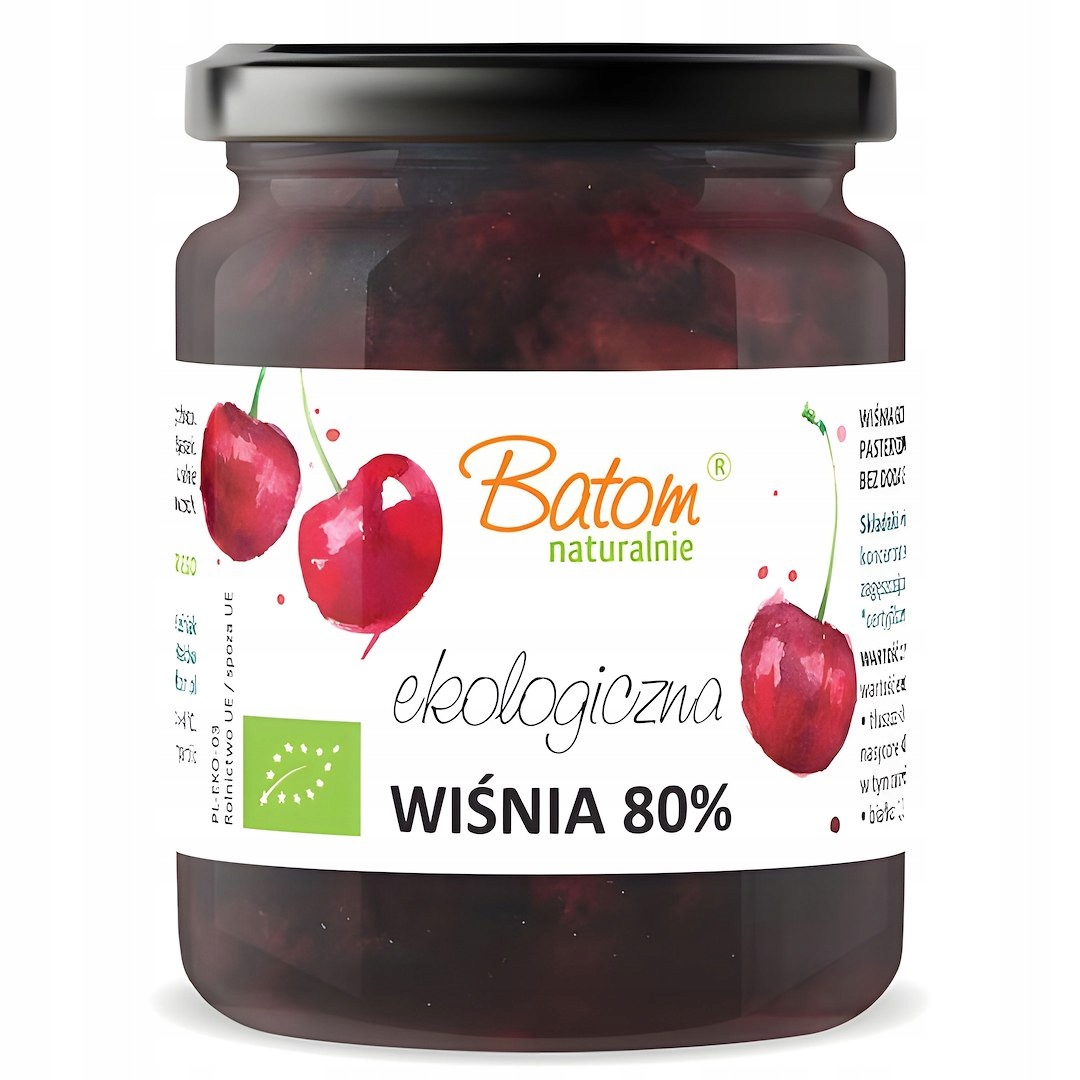 6x Wiśnia 80 % Bio 260 g Batom