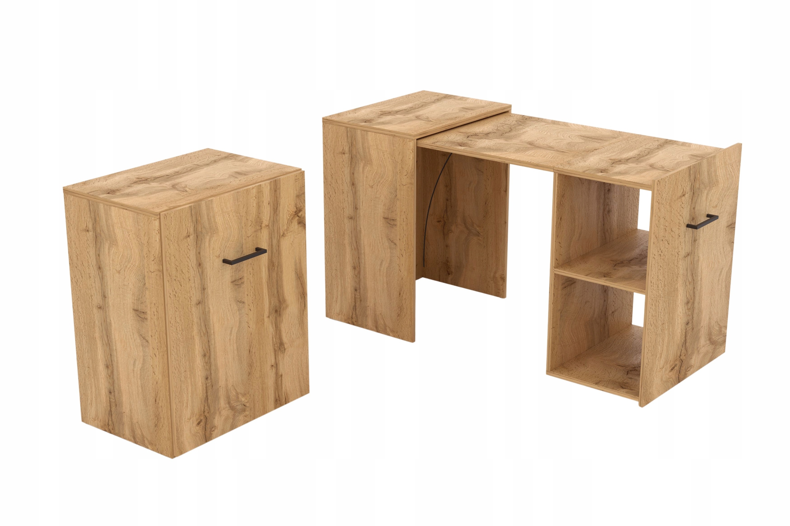 Psací stůl Intello 131,5x60 cm do pokoje kanceláře pod Počítač Dub wotan