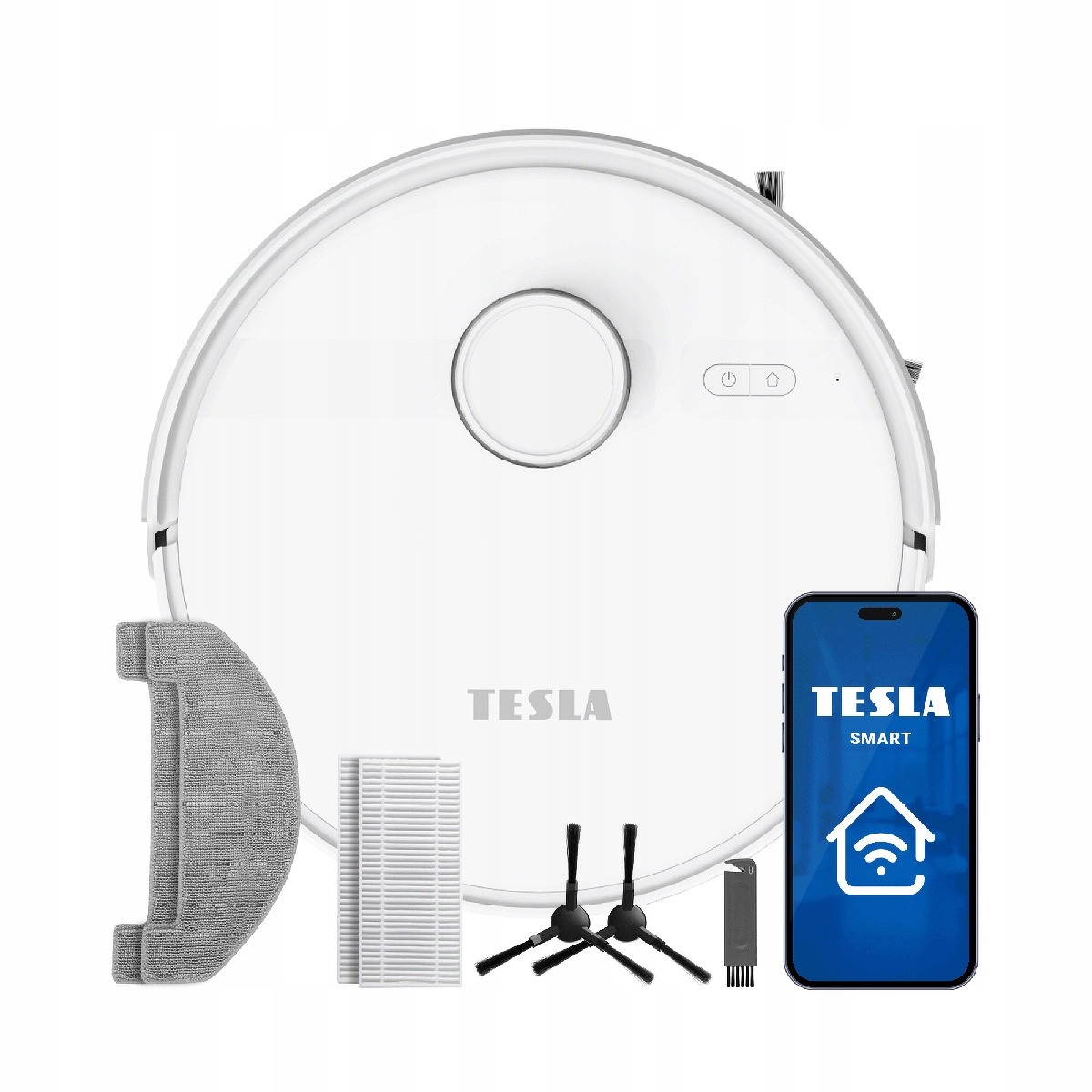 Tesla RoboStar iQ660 Upratovací mopovací robot, biely