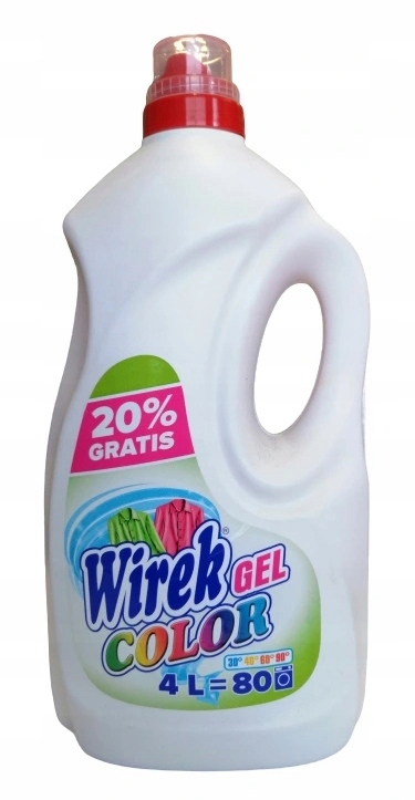 

Żel do prania kolorów Wirek 4 l