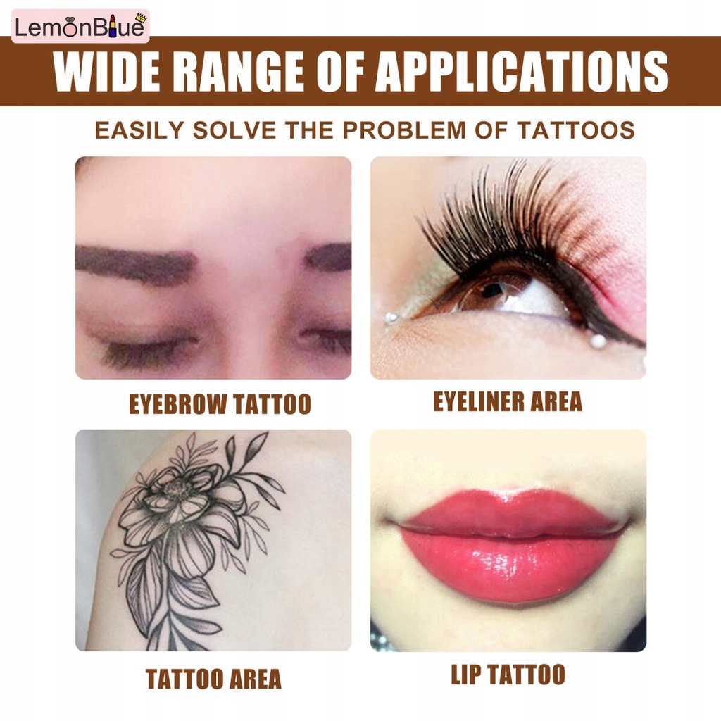 Środek Do Usuwania Tatuażu Bezbolesny Bez Blizn Typ olejek