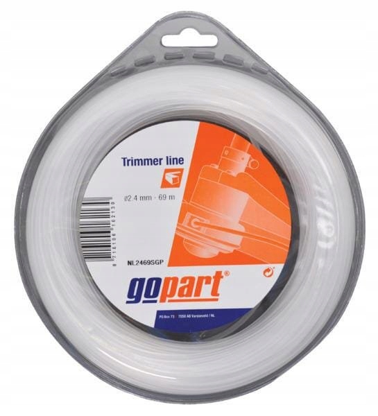 

Żyłka tnąca Ø3mm 44m kwadratowa biała gopart NL304