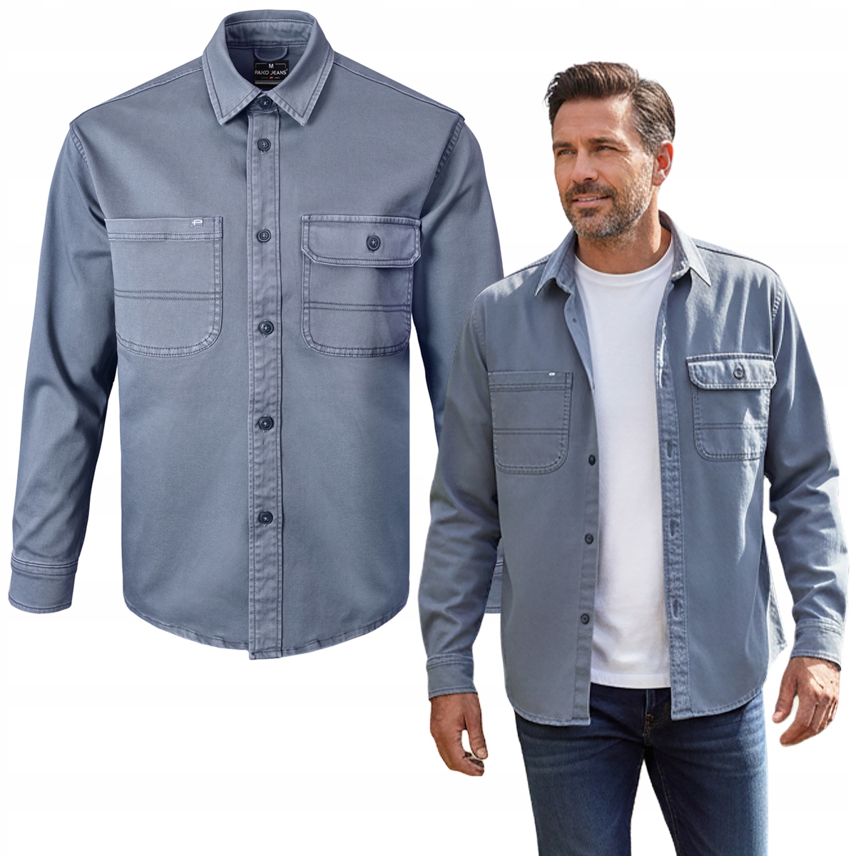 Pánská košile s dlouhým rukávem Katana Regular Fit L Pako Jeans