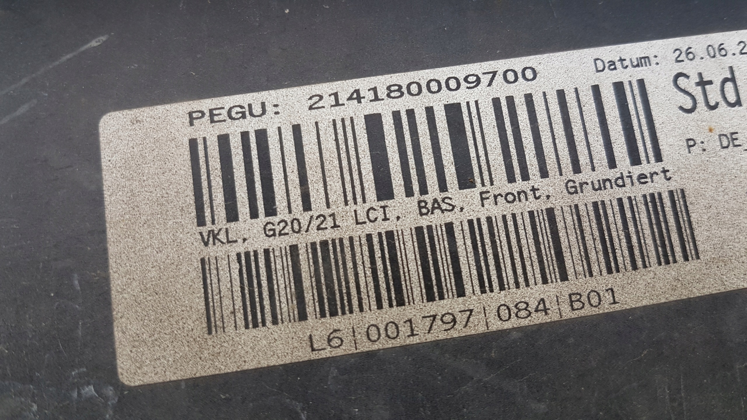 frontstoßstange BMW G20 G21 LCI