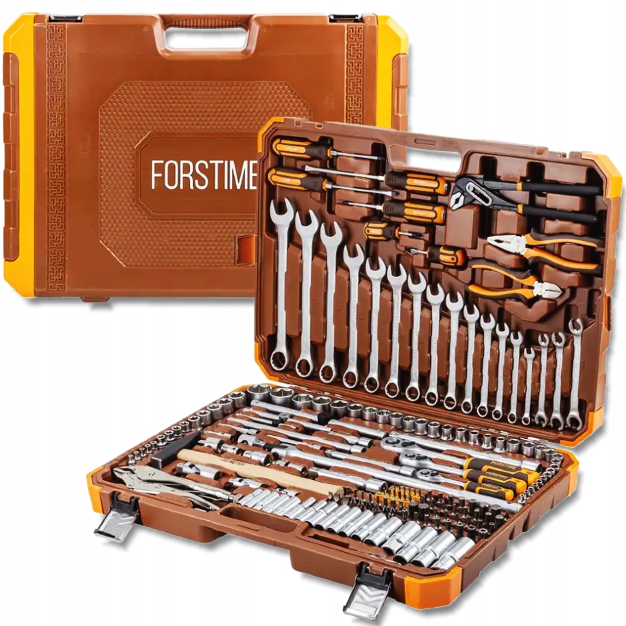 Sada náradia veľká 1/4" 3/8" 1/2" 6-hranná 4-32 mm 180 ks Forstime