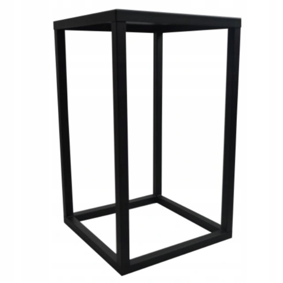 SIMPLE-16 Držák Na Květináč 40 cm kovový, černý, jednoúrovňový