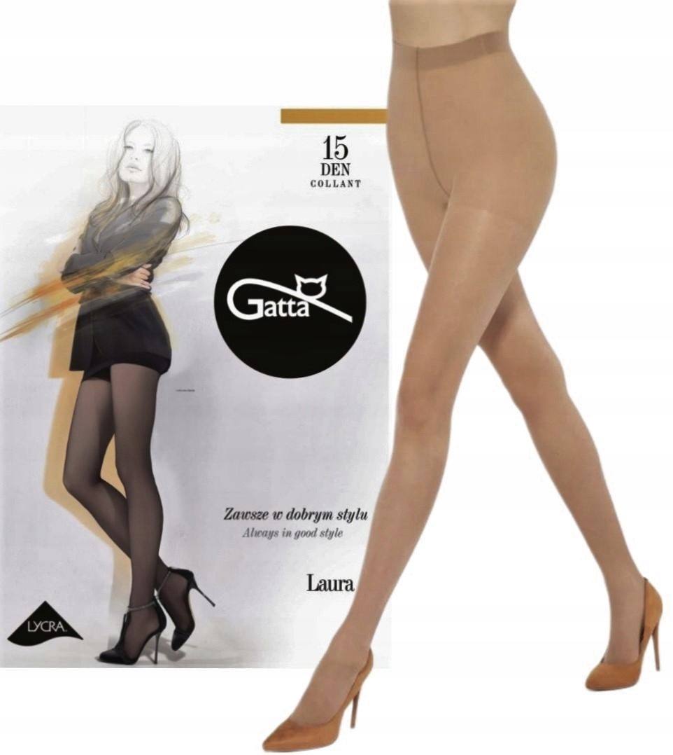 

Rajstopy Gatta Laura 15 den Daino r.3