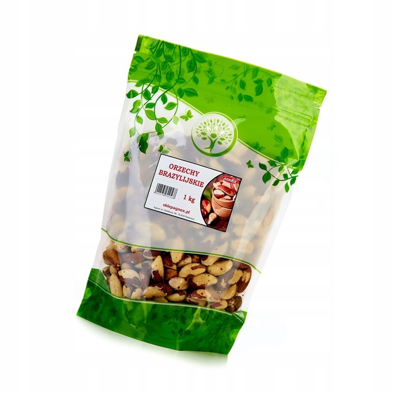 Levně Brazilské Ořechy 1 kg Přírodní Brazilský Agnex Přírodní Velký Ořech