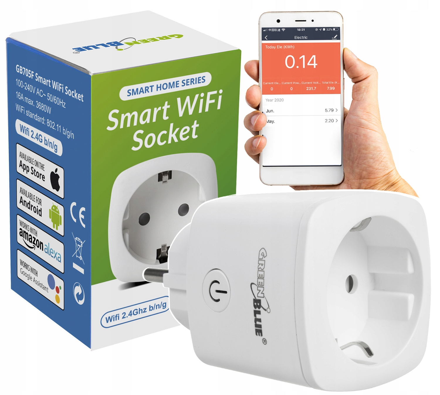 

Licznik Energii Watomierz Wifi Zdalne Sterowanie