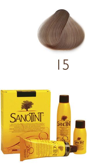 Sanotint Barva 15 Popelavá Blond 125 ml +dárek