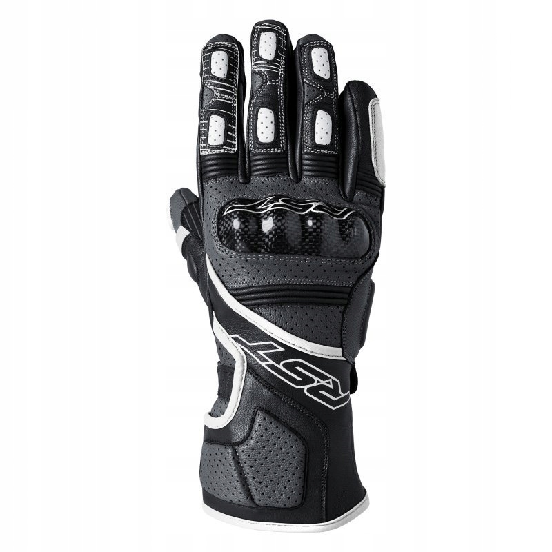 Motocyklové Rukavice Rst Fulcrum Grey White Black XL