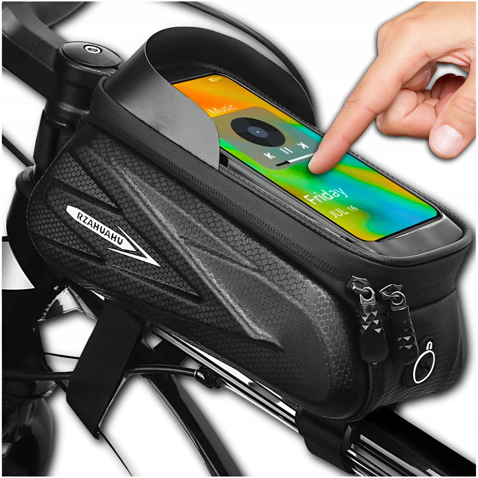 Cyklistická brašna Memflow voděodolná pouzdro na telefon 23x15 cm