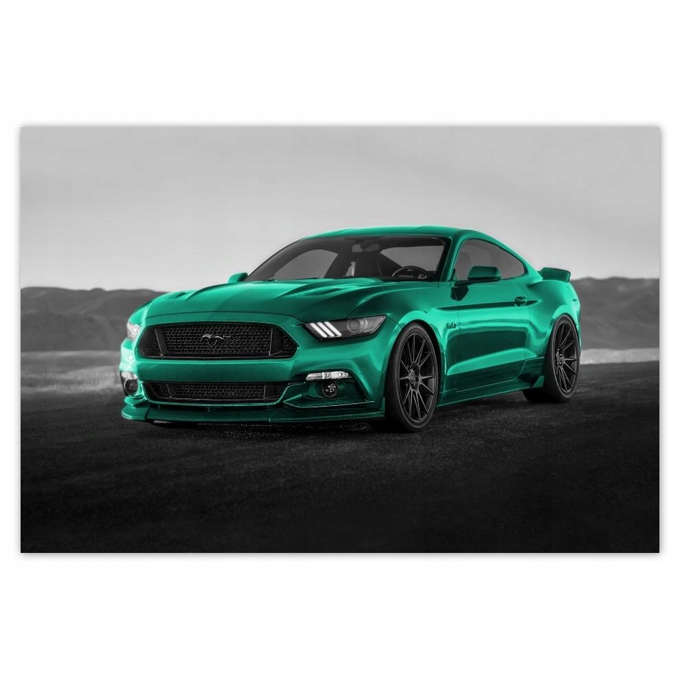 

Plakat Naklejka 60x40 Ford Mustang Samochód Usa