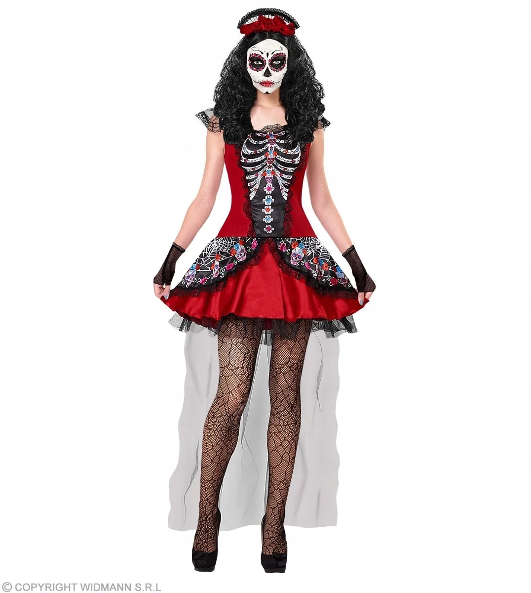 Kostým Mrtvá Seniorita Mexičanka Halloween Xs