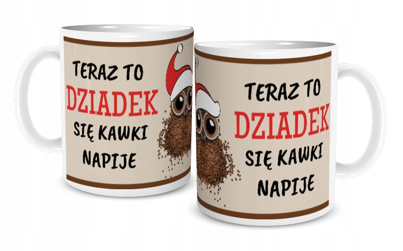 

Kubek Świąteczny Mikołajki Dziadek Się Napije