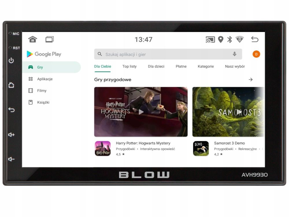 RADIO SAMOCHODOWE 2DIN 7'' GPS ANDROID BT DOTYK Rodzaje odtwarzanych nośników USB