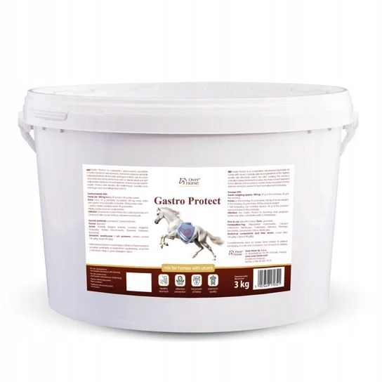 Doplněk proti vředům pro koně Over Horse Gastro Protect 3 kg prášek