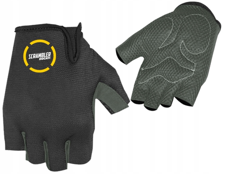 Rękawiczki rowerowe DUCATI Scrambler rozmiar L Czarno-żółty
