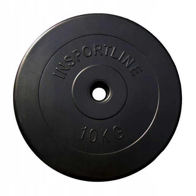 Obciążenie bitumiczne talerz inSPORTline Cem 10 kg 30 mm powlekane