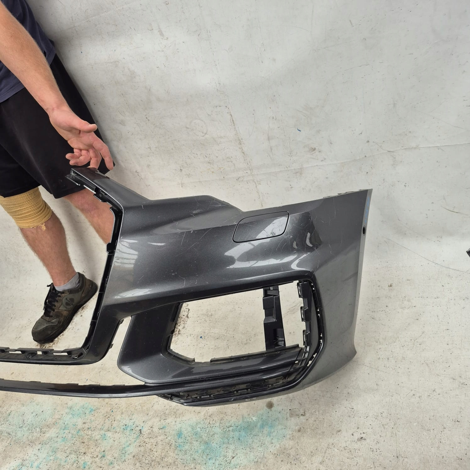 AUDI A6 C8 4K S-LINE 18-23 bumper front front washer 6XPDC