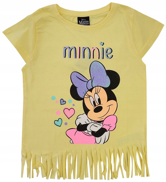 

Koszulka T-shirt myszka minnie Frędzle 110 R060D