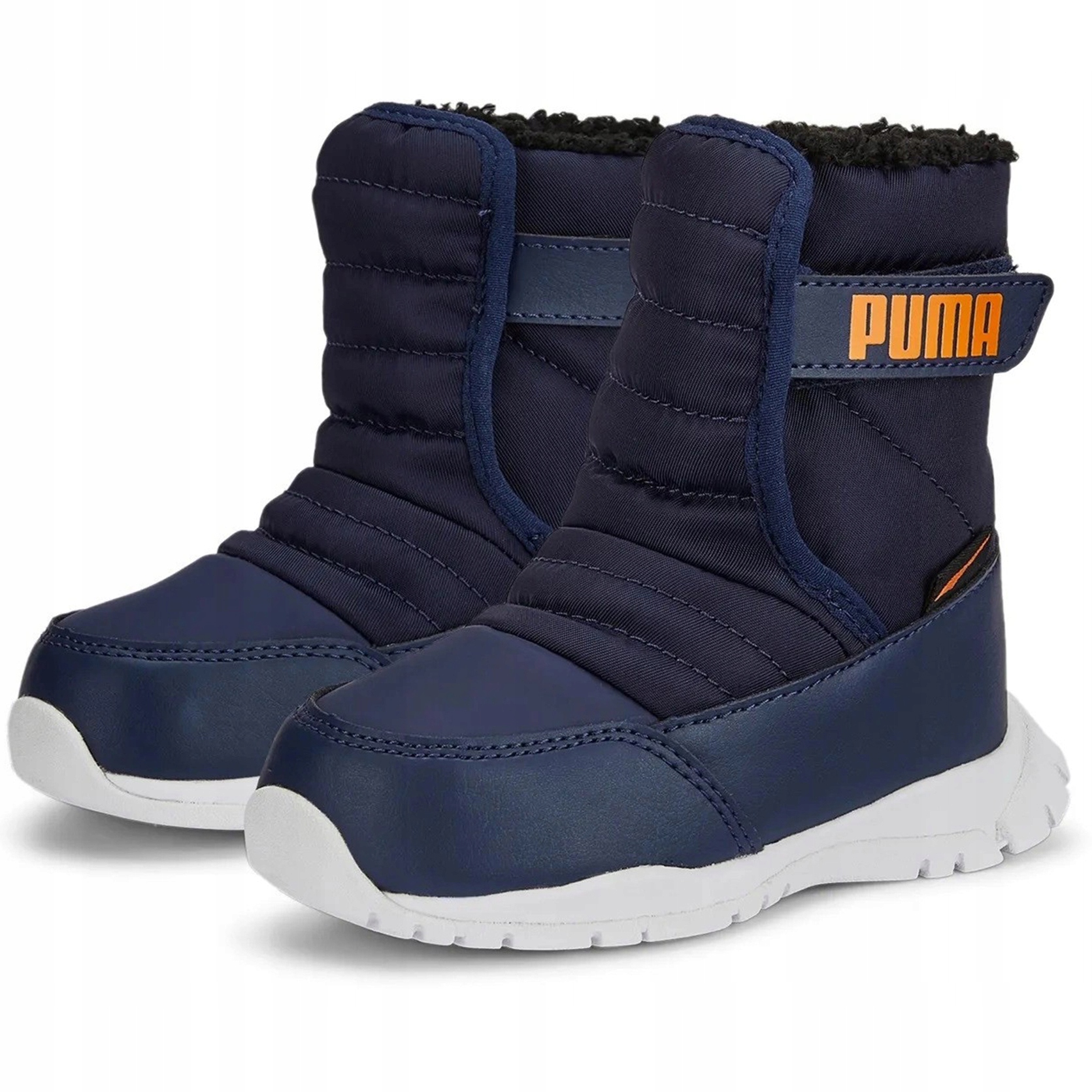 Puma śniegowce dziecięce ocieplane wodoodporne na rzep 380746 06 21