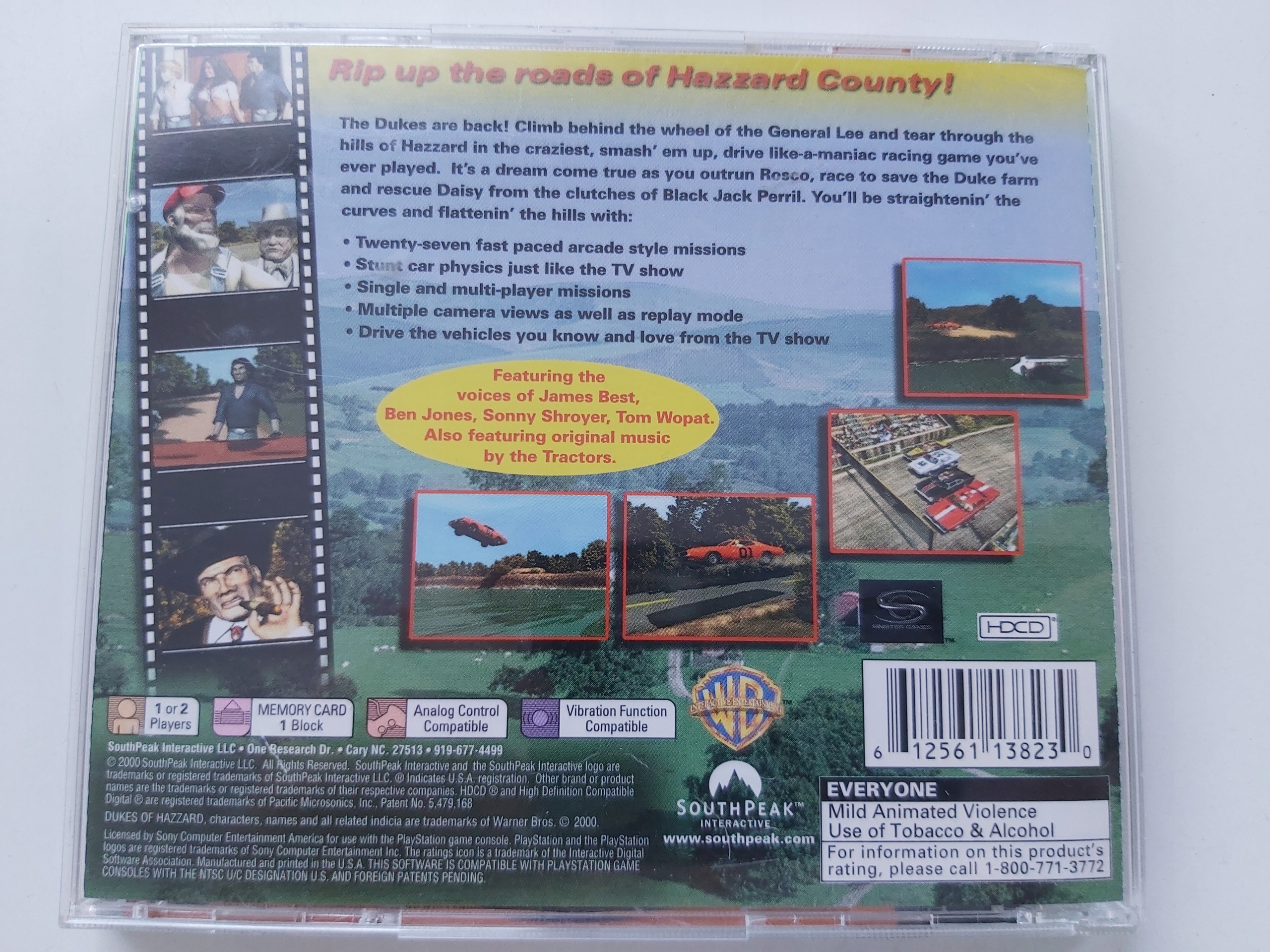 THE DUKES OF HAZZARD RACING FOR HOME PSX PS1 * ENG * NTSC U/C Platforma Sony PlayStation (PSX)