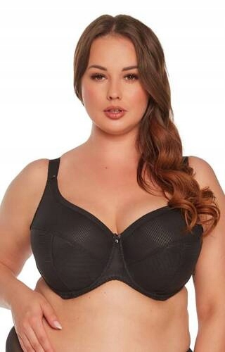 Bsm 1058 Sonia Polovyztužená maxi podprsenka Gaia černá
