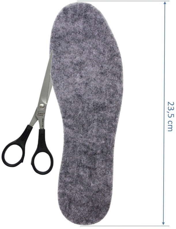 WKŁADKI DO BUTÓW FILCOWE GRUBY FILC 6 mm r. 36 x5 Cechy dodatkowe ocieplające