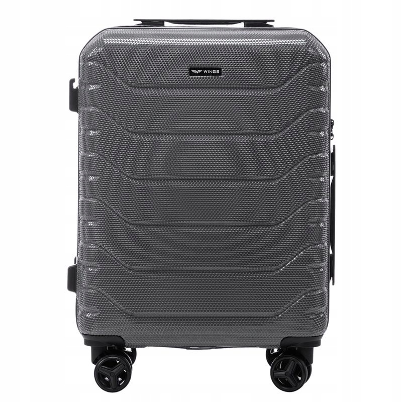 Walizka Wings Kabinowa 20" 36L Policarbon Crake Dark Grey
