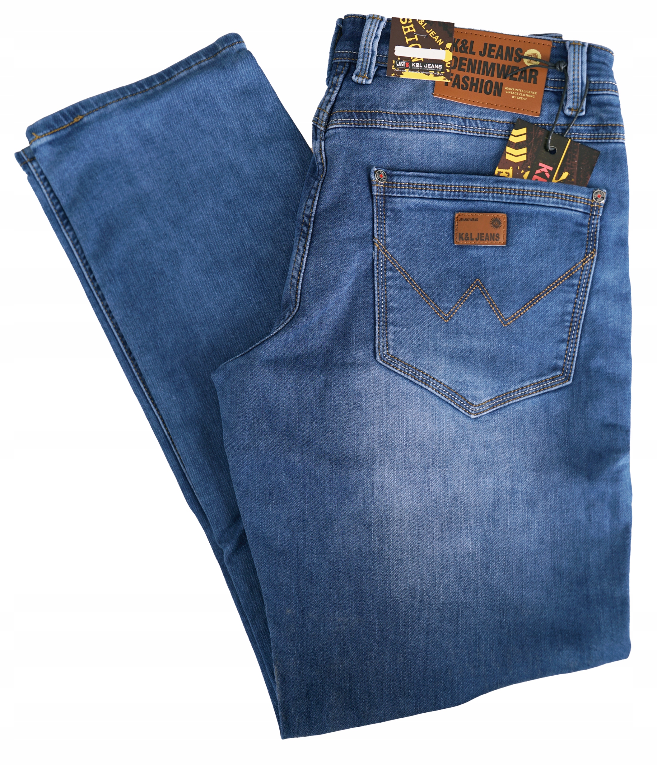 

Spodnie Męskie Jeans Dżinsowe Lycra 40 L34 110-120