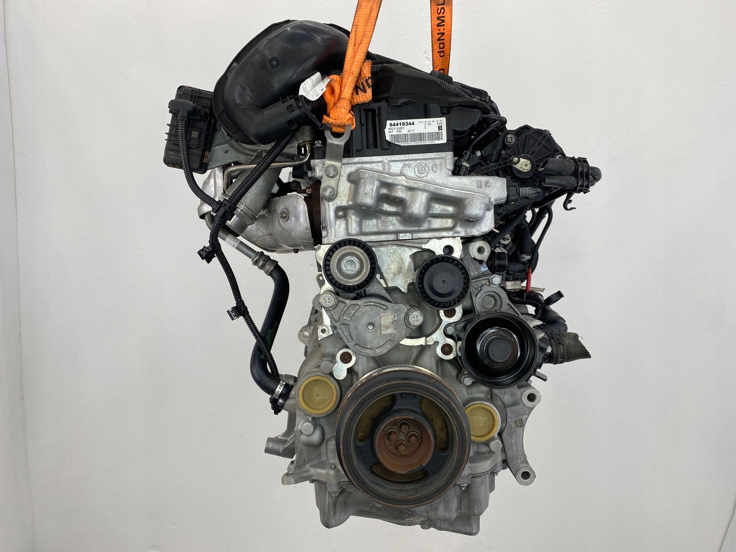 engine complete B47C20A BMW 220d F45 2015r B47 2.0d B47C20