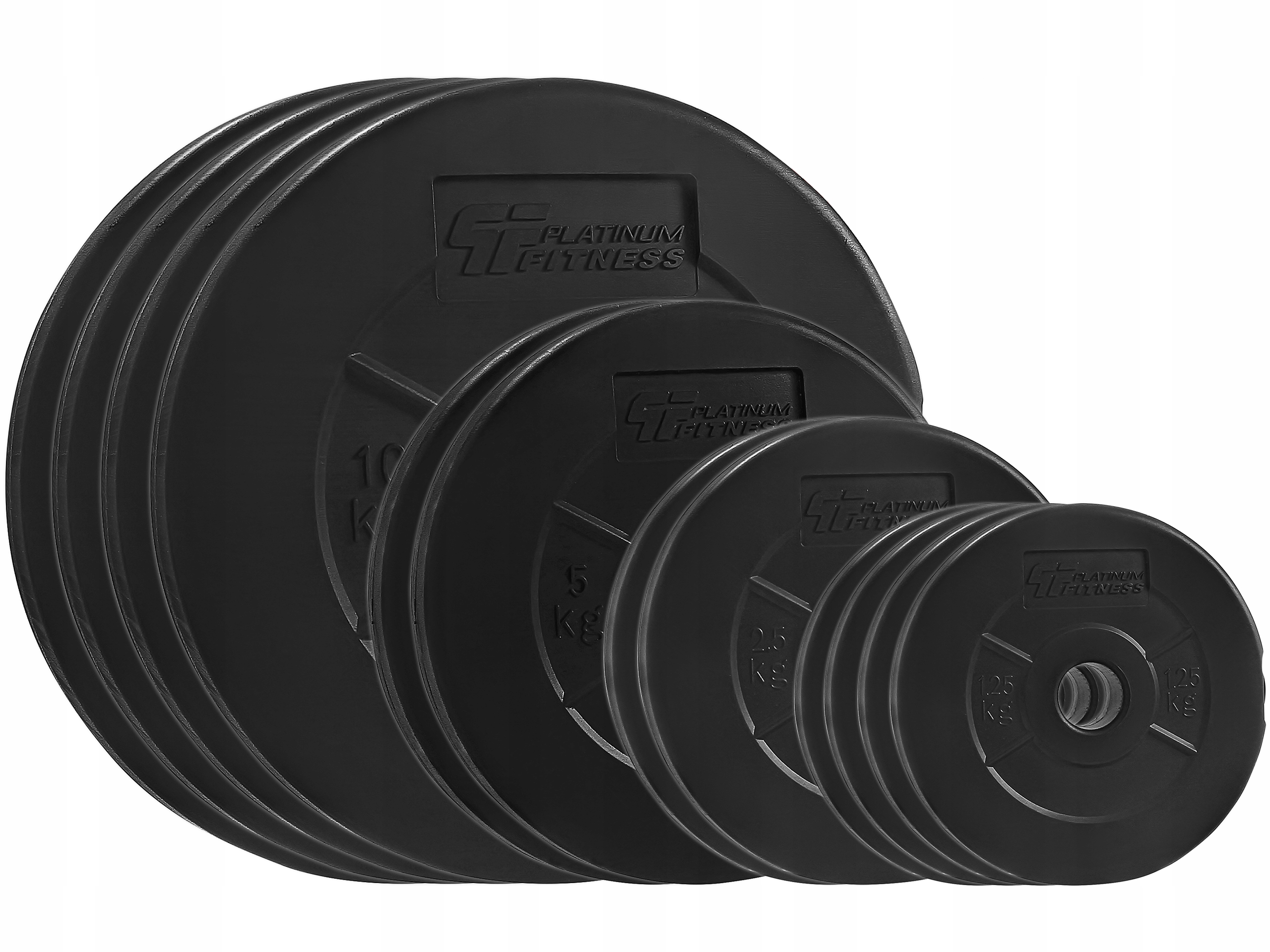 

Zestaw Obciążenia 60kg (4x10 2x5 2x2,5 4x1,25)