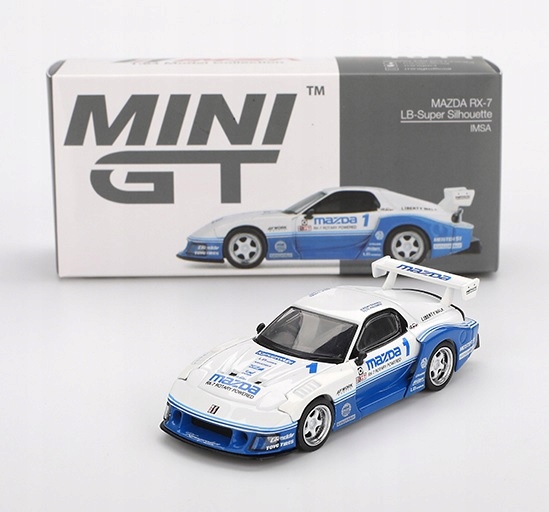 ミニカー MINIGT RX-7 MINI GT 1/64 (ダイキャスト製) マツダ RX-7 RE雨宮 20B NA