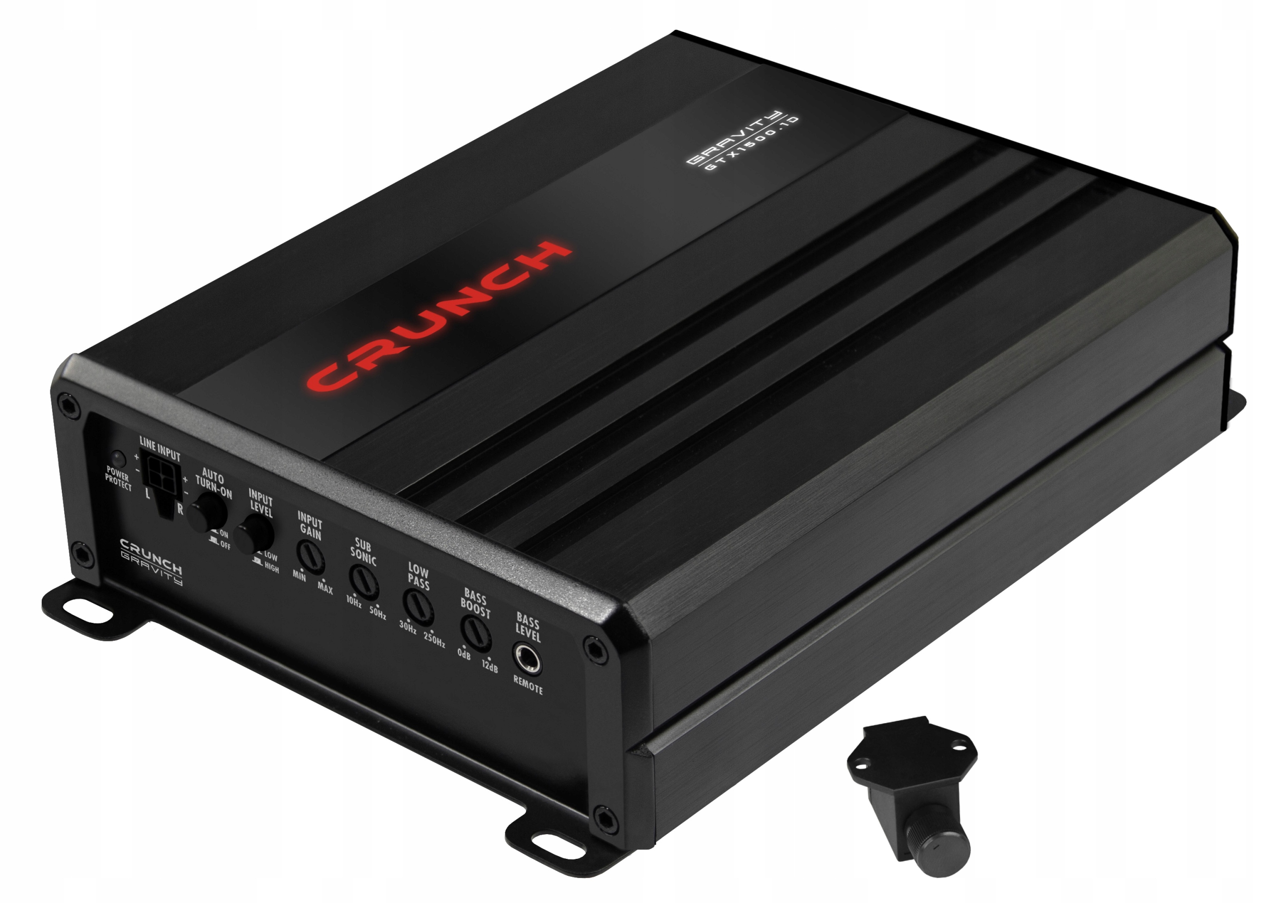 1-kanálový automobilový zosilňovač Mono Block triedy D Crunch GTX1500.1D
