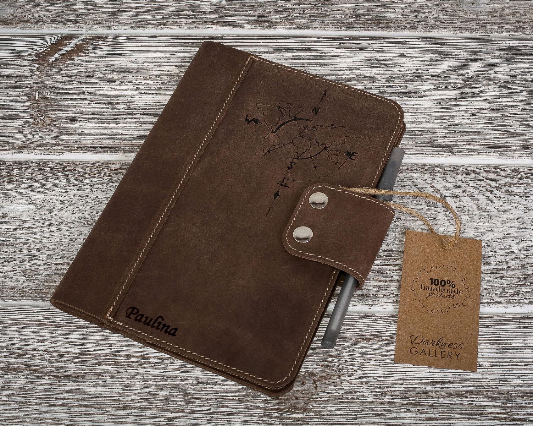 Wyjątkowy prezent Notes Skórzany A5 z grawerem Rozmiar A5