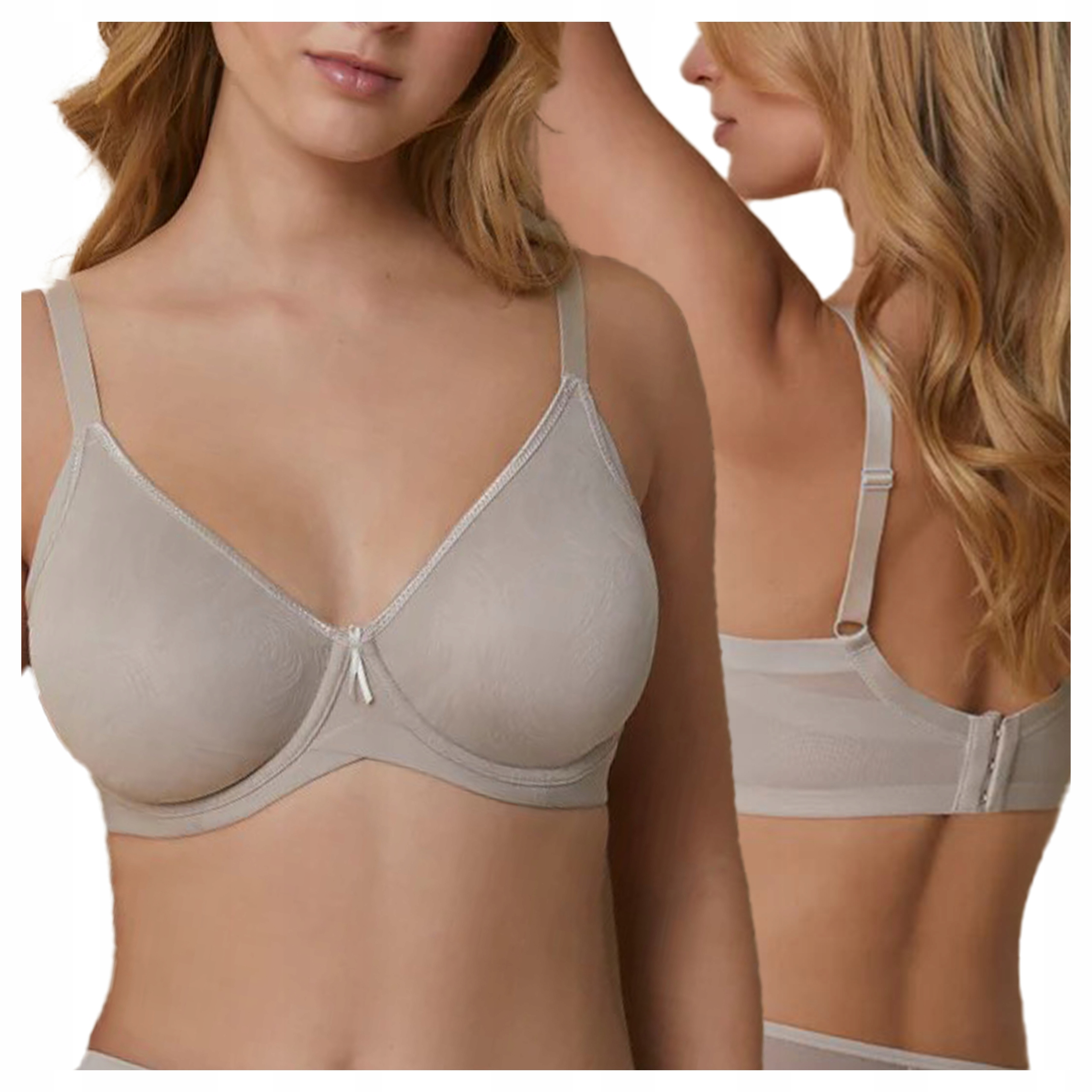 Podprsenka měkká, měkká, modelující boky s kosticemi Frida Béžová 85D