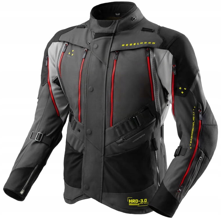 Rebelhorn Hardy 3.0 Anthracite Motocyklová Textilná Bunda Šedá Pánska
