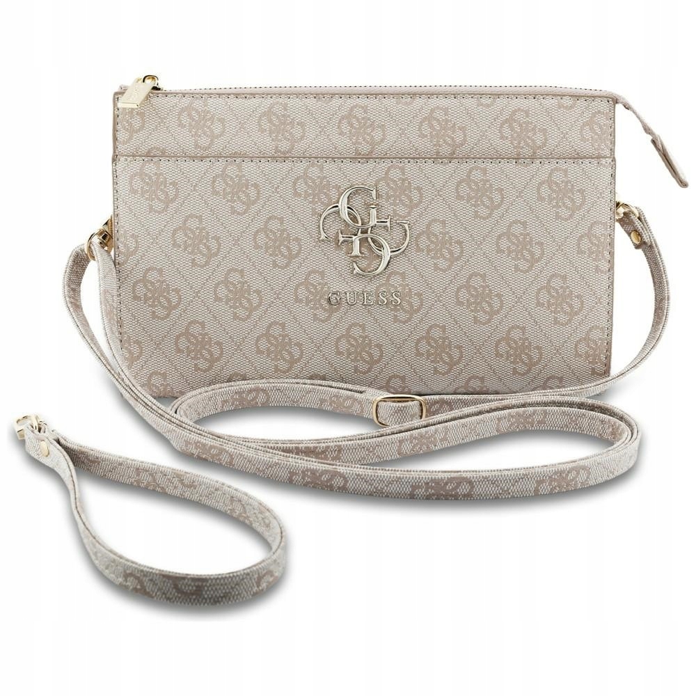 Kabelka Guess 4G Big Logo psaníčko na telefon růžová