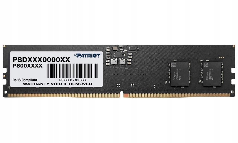 Patriot Signature 16GB DDR5 5600MT/s DIMM CL46 1,1V