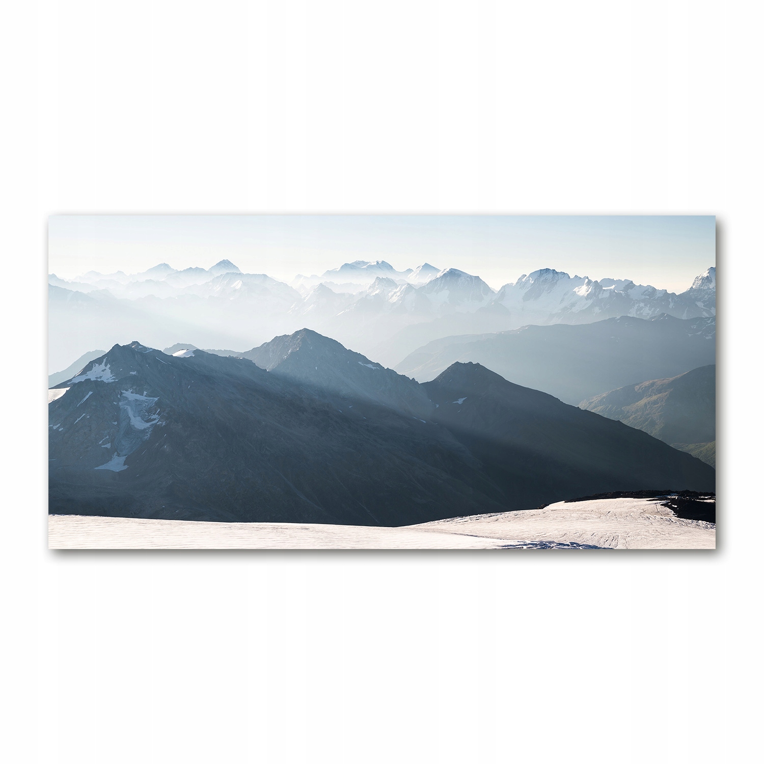 

Foto obraz akryl zdjęcie Górskie szczyty 120X60 cm