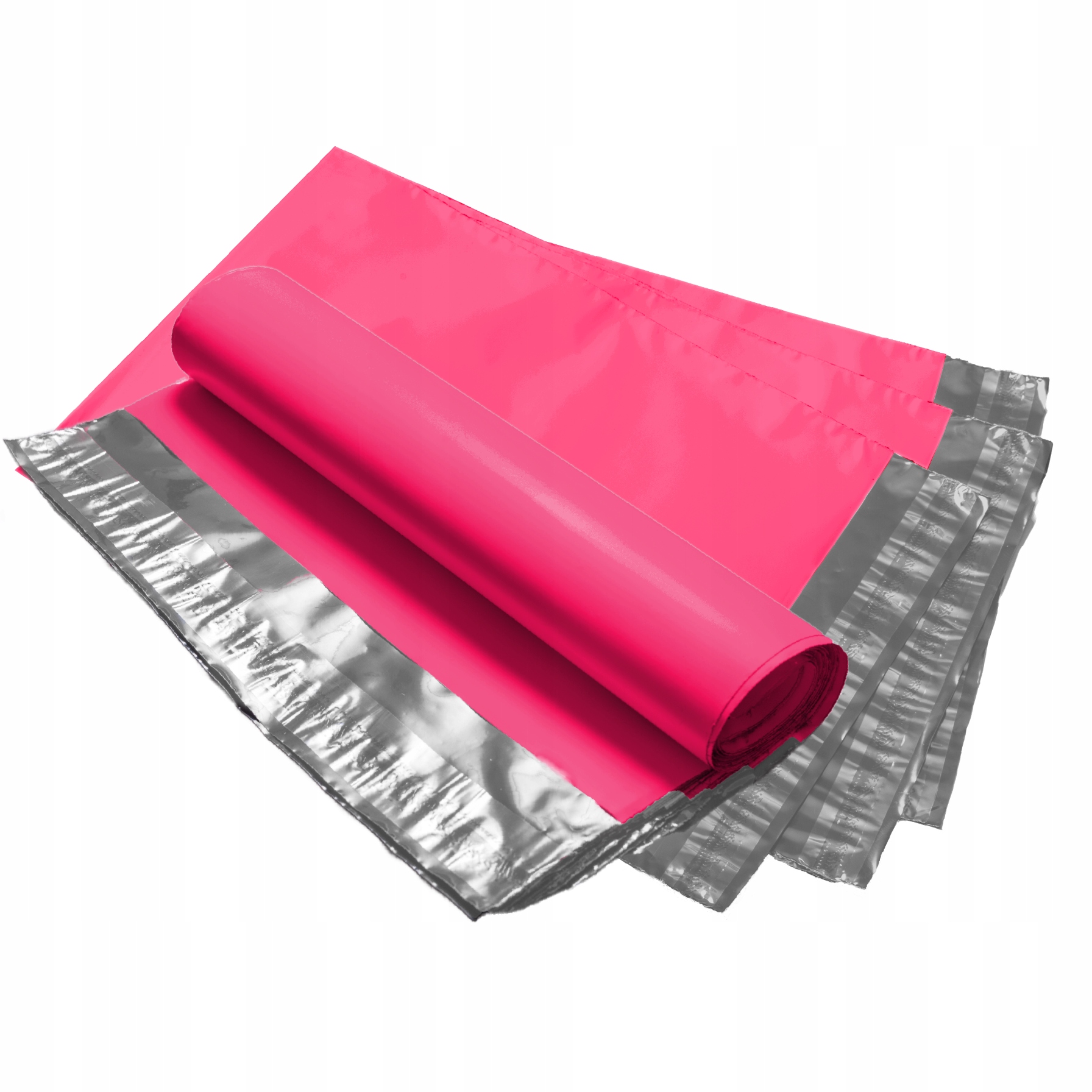 FOLIOPAKI KURIERSKIE 260x350 Koperty Foliowe Różowe B4 50szt