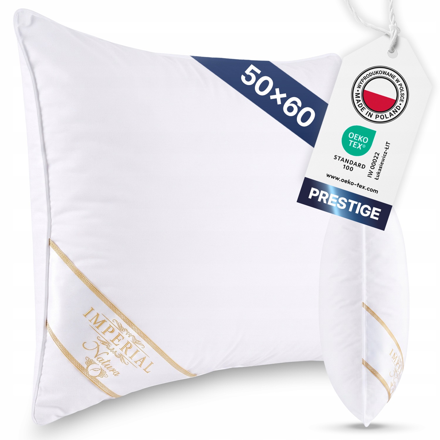 Polštář Amw Calgary Prestige 90% Kachní Peří 520g 50x60