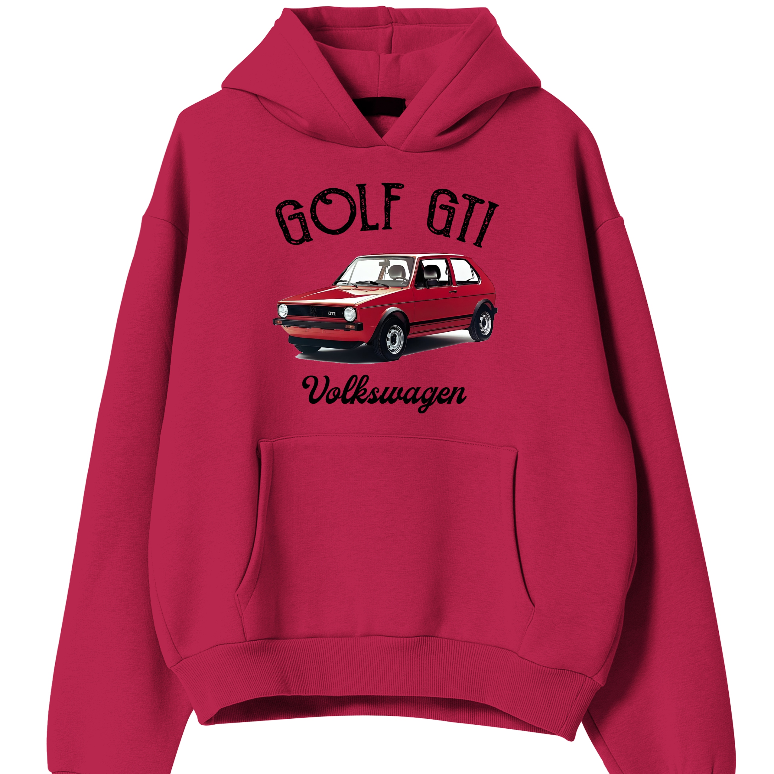 Mikina Červená jako Dárek pro milovníka motorismu Golf Gti S