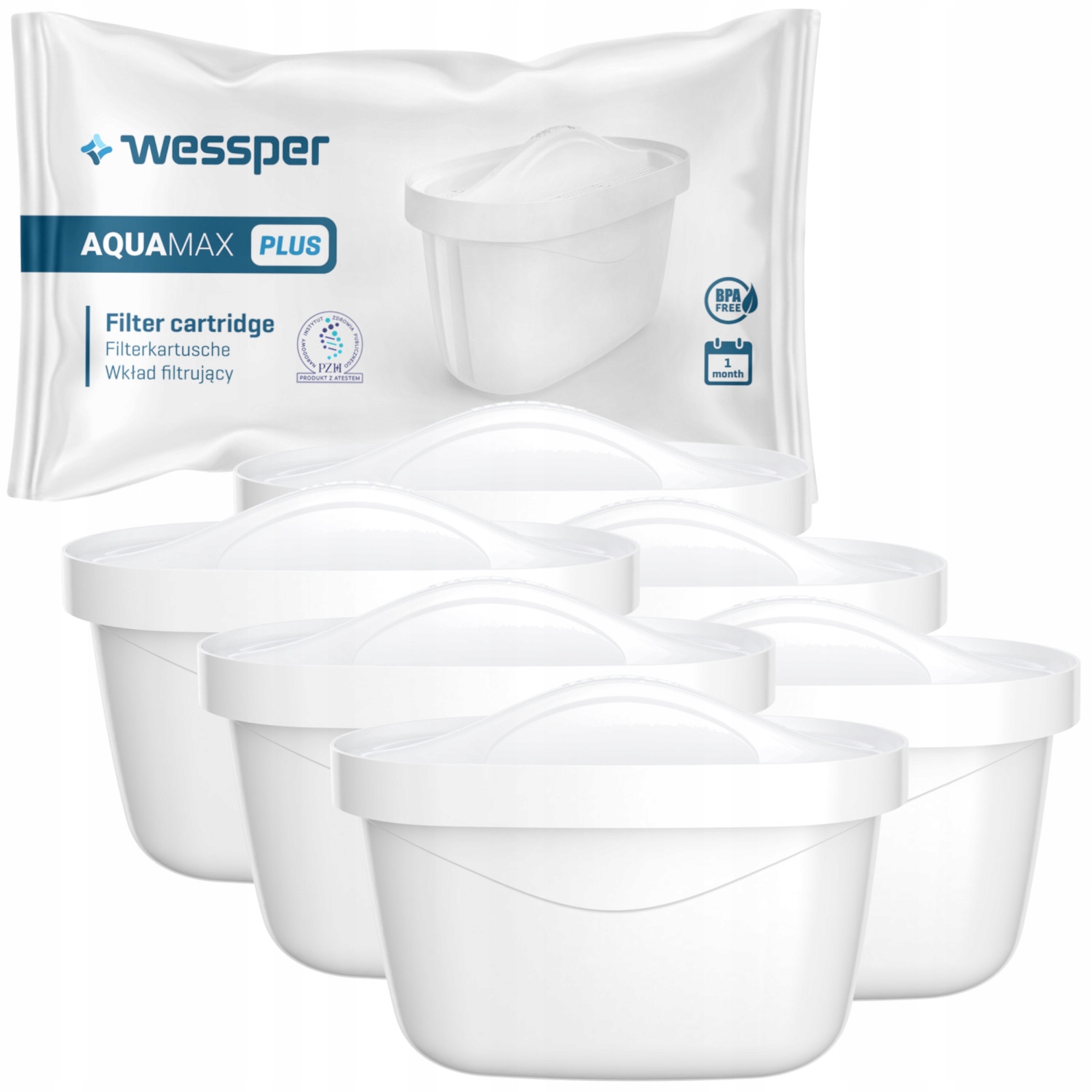 

Filtr Wody Wkład Wymienny Aquamax Do Brita 6 szt