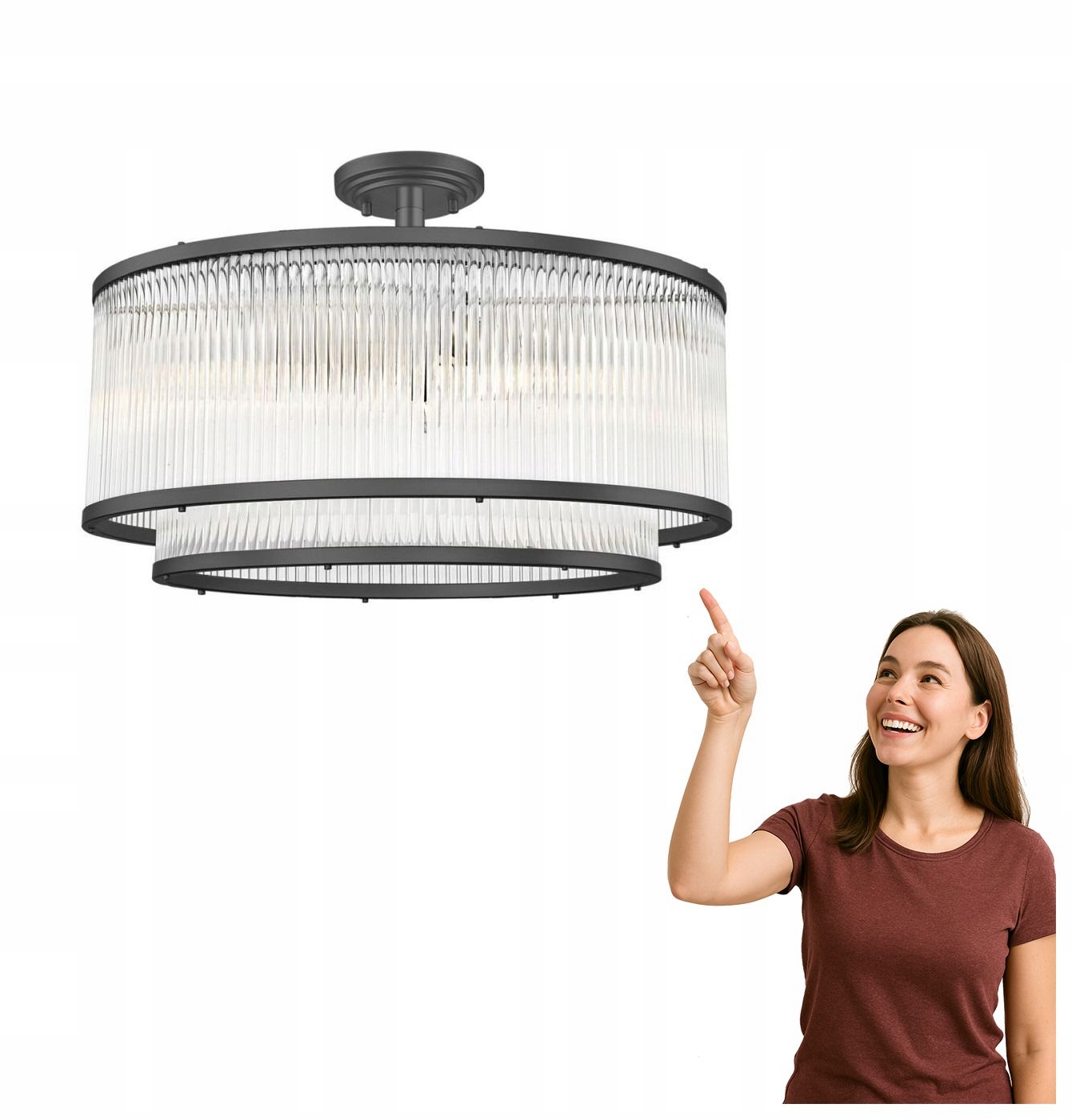 Stropná lampa Sergio C0528-06H-P7AC Zuma Line