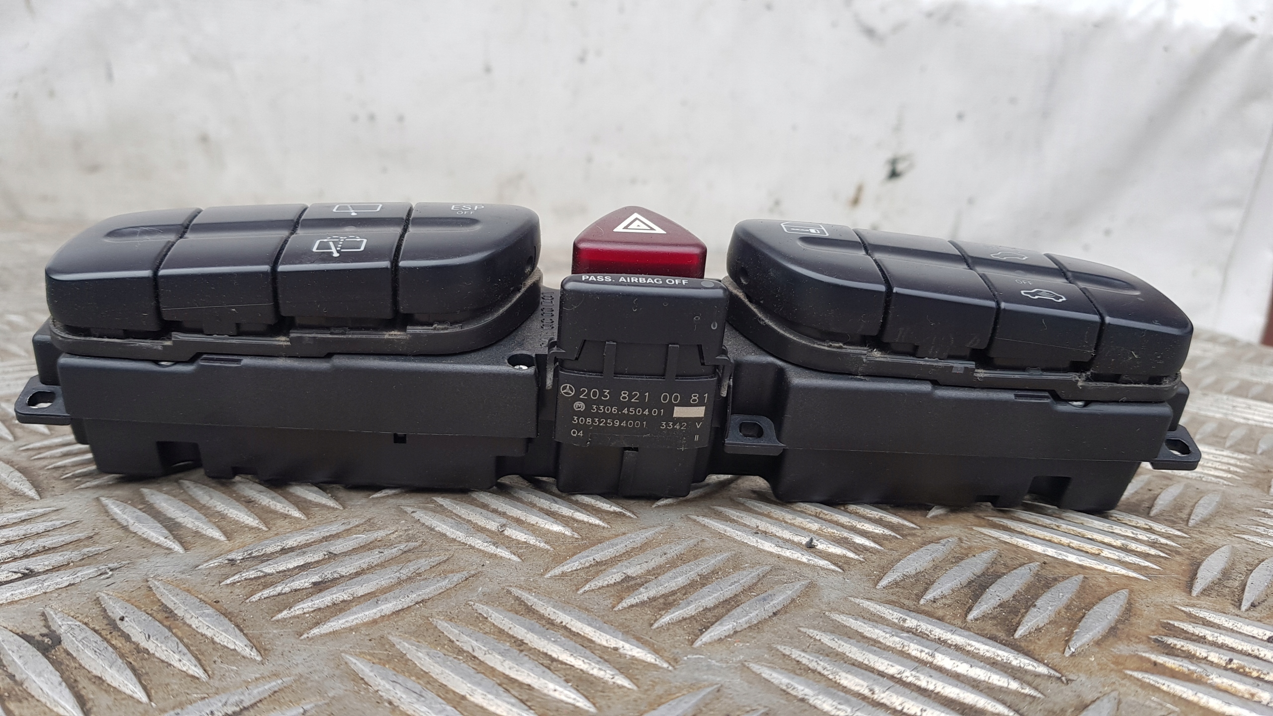 MERCEDES W203 PANEL STEROWNIANIA Commandes