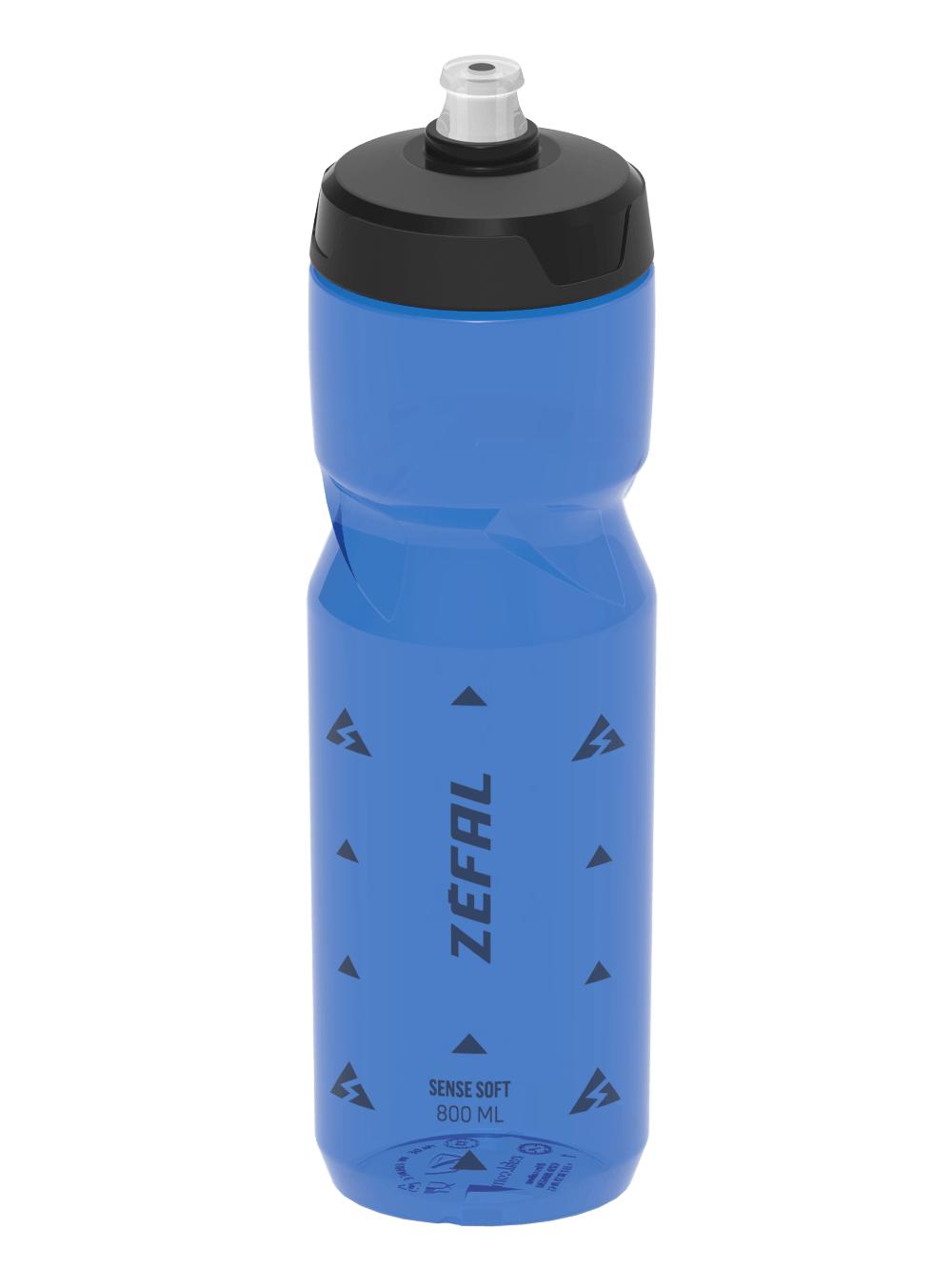 Bidon Sportowy Rowerowy Butelka na Woda z Ustnik Zefal 800 ml niebieski